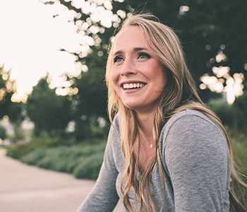 Woman smiling in Carrollton