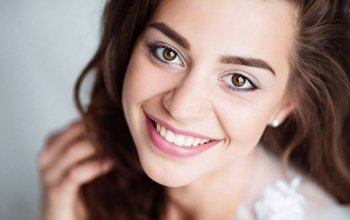 Woman with beautiful smile